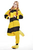 Unisex Adult Pajamas Cosplay Costume Animal one piece sleepwear Suit Bumblebee