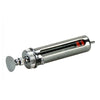 50ml Ganado Metal Inyector Acero Inoxidable