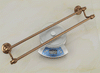 Antique Salle de Bain Accessoires Porte Serviette Double Rails Support Mural