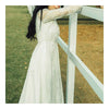 Embriodery Snowflake Long Sleeve Dress   S