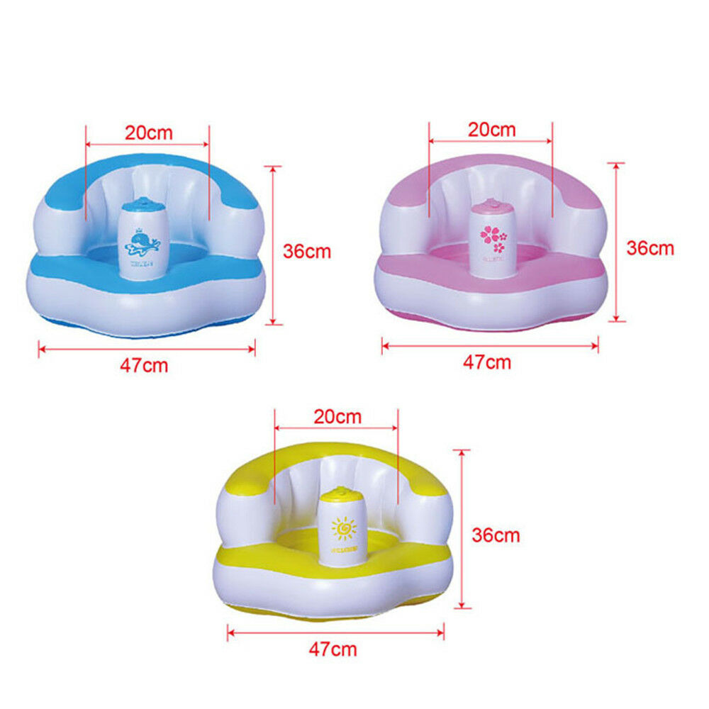 Inflatable Bath Stool Sofa Chair Children Baby
