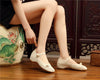 Women's Chinese Ethnic Embroidery  Flat Mary Jane Oxford Ballet shoes Solid