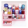 Drawer Type Organizer Comestics Sotrage Box Pink