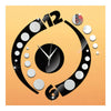 Creative Wall Clock Arc Acrylic 3D Mirror