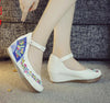 Chinese Ethnic Embroidery Inner high Heel Elevator Cheongsam Dress Shoes FANS