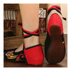 Canvas Old Beijing Cloth Embroidered Shoes Butterfly Strap