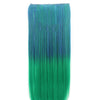 60cm Extension de Cheveux Pièce Dégradé Morceau Long Droit 55 Couleurs
