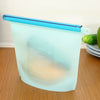 Colorful food-grade silicone kitchen outdoor travel portable food storage bags
