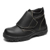 Men's Work Safety Shoes Microfibre Smash-proof high Cut Black