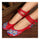 Small White Shoes Old Beijing Cloth Embroidered Shoes  red