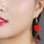 Red Rose Original DIY Special Offer National Style Earring Woman