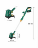 20V cordless Portable handheld Grass Trimmer Light weight 1500mA.h Battery