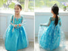 Kids Girls Movie Costume Princess Fairy Cosplay Party Dress Crown 5 Size Gift