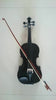 Acoustic Violin Full Size Maple Spruce with Case Bow Rosin Black Color