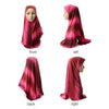 Dignified Muslim Kerchief Scarf Hat Zircon Printing   10