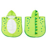 Peignoir Enfant Cartoon Bain Serviette de Plage Vert Long Dinosaures