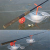 Winter tent pegs fixed nail Dongdiao iceberg ice fishing rod holder screw nail