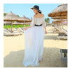 Vintage Ballon Sleeve Boat Neck Swallow Tail Long Dress  S