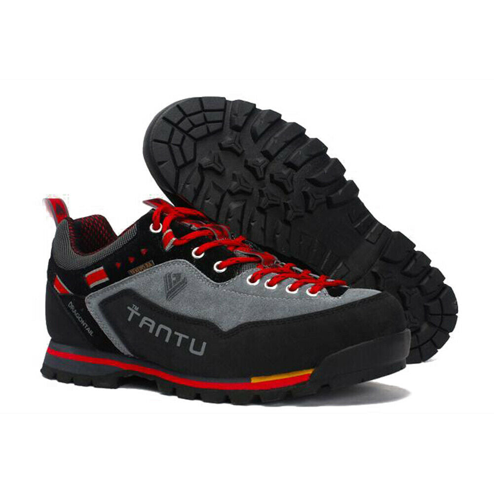 Mens' Tactical  Casual Outdoor Waterproof  Leather hiking shoes Climbing Boots