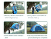 2 PERSON SMALL DOME TENT CAMPING HIKING SHELTER OUTDOOR CAMP Tent With Carry Bag