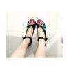 New Beautiful Woman Spring Embroidered Shoes High Heeled Shoes Old Beijing   bla