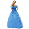 Bleu Femme Refinement Déguisement Robe Complète Cosplay D'Halloween F