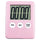 LCD Digital Kitchen Timer Count Down Up Magnetic Adsorption    Pink
