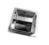 Special thick stainless steel fondue pots square non-magnetic grid Duck Soup pot