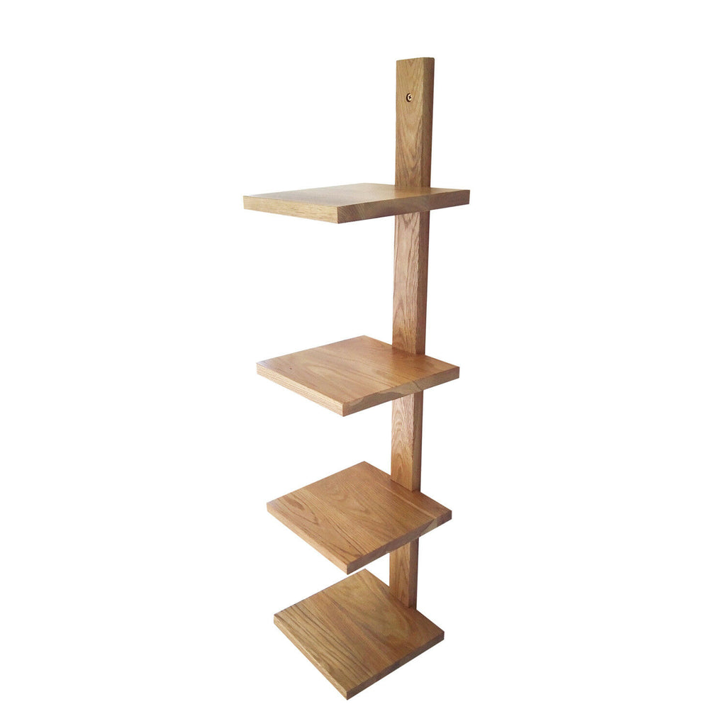 holz aufbewahrung wand Rustikales Holz CD/DVD Display Aufbewahrung 4 Ebenen Wand Befestigung
