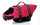 Dog life Jacket Safer Vest Swimming Jacket Flotation Float Jacket red bone