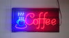 Neon Lights LED Animated Coffee Sign Customers Attractive Sign  Shop Sign 110V