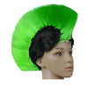 Shiny Cockscomb Hair Punk Hair Cap Bright Wig shiny green black