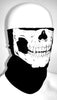 Crâne Demi Visage Bandana Squelette Ski Motard Masque de Paintball