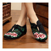 Camellia Old Beijing Embroidered Cloth Shoes
