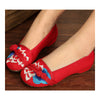 Casual Old Beijing Cloth Embroidered Shoes Bouquet