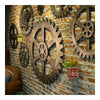 Style Industriel Gear Mural Haning Décoration E