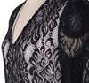 Black  Blue Full Lace Fishtail Maxi Long Gown Evening Cocktail Party Dress Plus