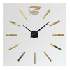 Wanduhr 3d Acryl Kleben Super Groß Wohnzimmer Licht Golden