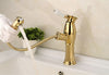 New full copper kitchen faucet pull golden basin faucet basin faucet