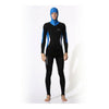 S016s017s018 de una Pieza Buceo Traje Surf Azul Oscuro con Capucha XS
