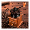 Vintage Manual Hand Crank Wooden Metal Coffee Pepper Herb Mill Spice Grinder