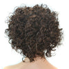 Africain Perruque Afro Bouclé Cheveux Court Bonnet