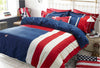 Cotton Concise Flag Warm Duvet Quilt Cover Sets Bedding Cover Sets