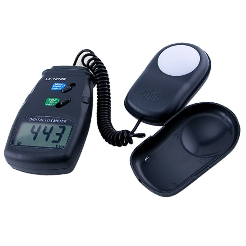 Neutral Digital Lux Meter Luxmeter Photometer Tester LX-1010B Iron grey