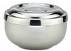 Acero Inoxidable Doble Cuenco con Tapa Bol Lindo Coreano para Arroz