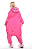 Unisex Adult Pajamas Cosplay Costume Animal one piece sleepwear Suit Pink Stitch