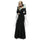 Luxury Black Vampire Dress Halloween Witch Queen  Woman Refinement Costume