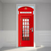 Neuf 3d Diy PVC Imperméable Porte Mur Autocollant Décoration Cabine Téléphonique