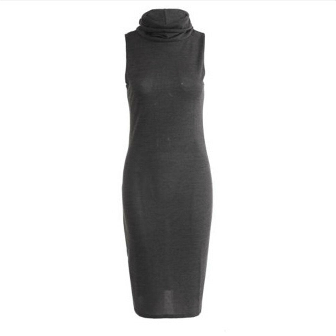 New Hot Women Fashion Sexy Hooded Bodycon Wrap Warm Prom Club Party Dress grey M