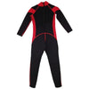 M014 M015 M016 Child One-piece Diving Suit 2.5mm Surfing Wetsuit   black red   2